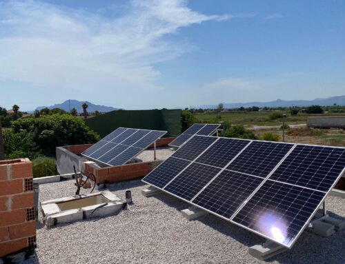Self-consumption installation with 4,5kWp on a Terrace